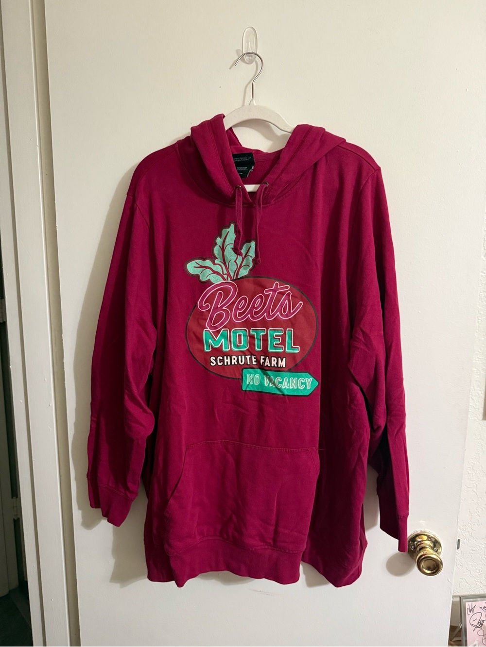 Torrid - The Office Beets Motel Graphic Hoodie - Magenta